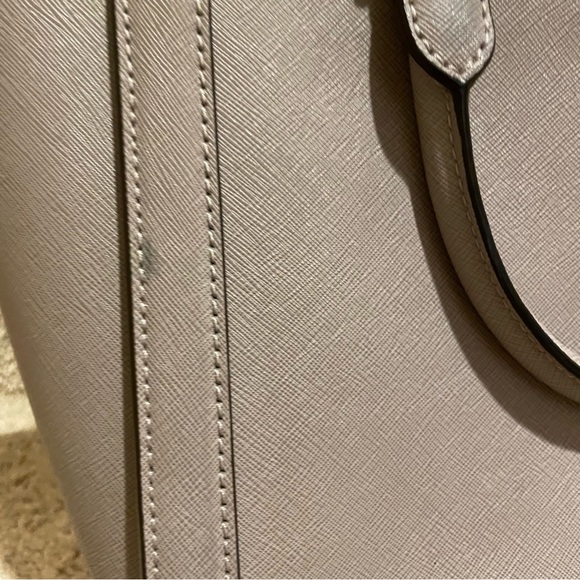 Michael Kors Tina Pearl Grey Top Zip Satchel - Picture 8 of 8